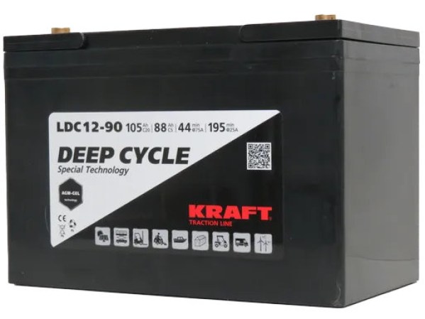 KRAFT Traction Line AGM C20 105 Ач